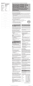 Vancomycin HEXAL 0,5 g Vancomycin HEXAL 1 g