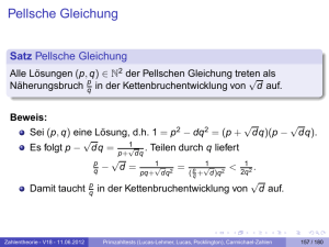 Pellsche Gleichung