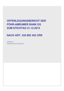 offenlegungsbericht der föhr-amrumer bank eg zum stichtag 31.12