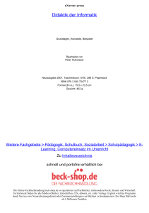 Didaktik der Informatik - ReadingSample - Beck-Shop