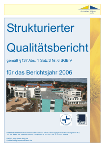 Strukturierter Qualitätsbericht - Niels-Stensen