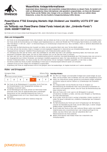 PowerShares FTSE Emerging Markets High Dividend Low Volatility