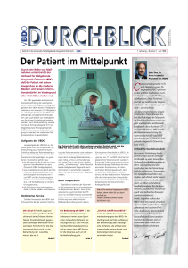 Der Patient im Mittelpunkt - VBDO