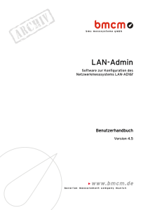 iM Administration Utility - von BMC Messsysteme GmbH