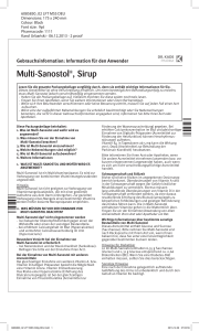 Beipackzettel Multi-Sanostol,Sirup - medikamente-per