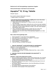 Aquaphor 10, 10 mg, Tablette - die-apotheke