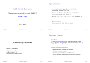 VL-16: Minimale Spannbäume