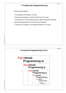 Fun ctional Programming is
