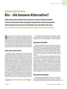 Bio – die bessere Alternative?