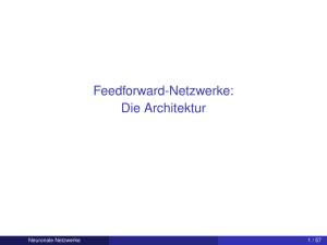 Feedforward-Netzwerke: Die Architektur