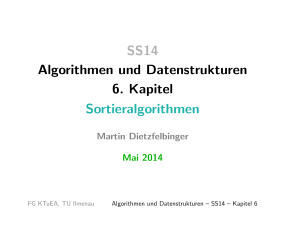 Algorithmen und Datenstrukturen