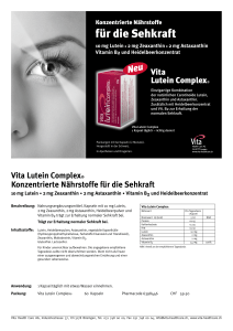 Vita Lutein Complex - Vita Health Care AG