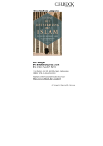 Leseprobe_Die Entstehung des Islam