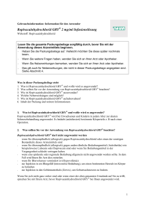 Ropivacainhydrochlorid GRY 2 mg/ml Infusionslösung