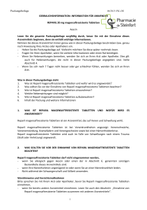 Packungsbeilage GEBRAUCHSINFORMATION: INFORMATION