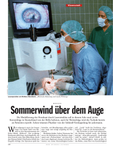 Sommerwind über dem Auge