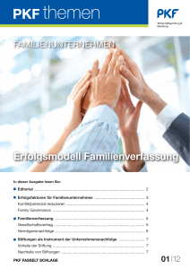 Erfolgsmodell Familienverfassung