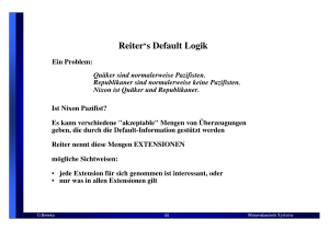Reiter`s Default Logik - informatik.uni