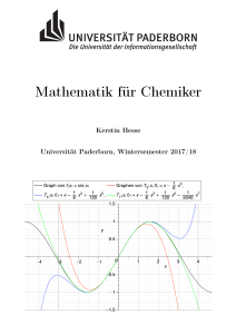 Mathematik für Chemiker