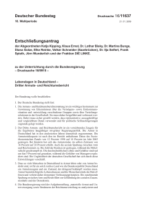 Entschließungsantrag - Deutscher Bundestag