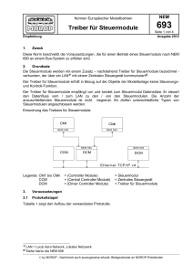 NEM 693 Treiber für Steuermodule