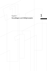 Kapitel 1 Grundlagen und Zählprinzipien