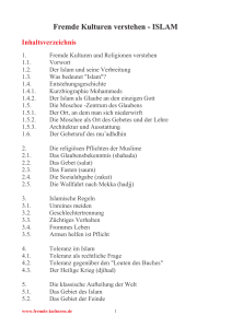 religionen islam - fremde