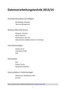 Datenverarbeitungstechnik 2013/14