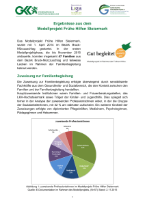 Ergebnisse aus dem Modellprojekt Fr&uuml;he Hilfen Steiermark