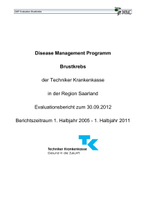 Evaluationsbericht zum 30.09.2012