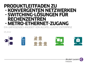 produktleitfaden zu - konvergenten netzwerken - switching