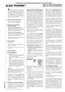 Valpro AL 300 mg/- 500 mg Retardtabletten