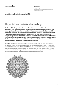Hepatitis B und das Münchhausen-Enzym