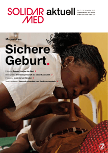 Sichere Geburt.