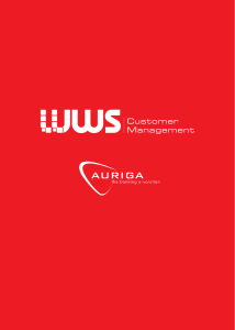 WWS Customer Management brochure