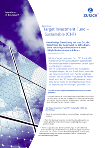 Target Investment Fund – Sustainable (CHF)