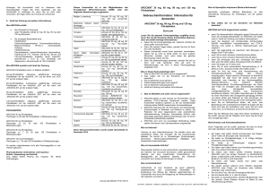 Gebrauchsinformation: Information für Anwender - medikamente