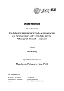 Diplomarbeit