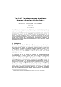 VisuSniff: Visualisierung des abgehörten