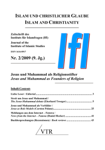 9. Jg. - Institut für Islamfragen