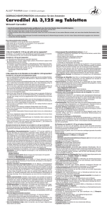 Carvedilol AL 3125 mg Tabletten - medikamente-per