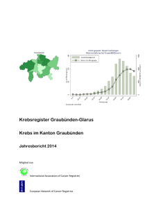 Krebsregister Graubünden-Glarus Krebs im Kanton Graubünden