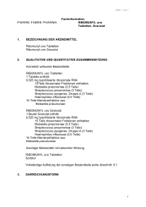 Fachinformation PIERRE FABRE PHARMA RIBOMUNYL