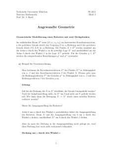 Angewandte Geometrie