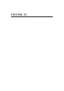 PHYSIK IV