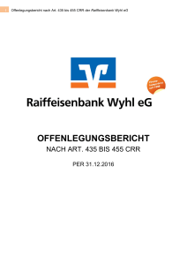 offenlegungsbericht - Raiffeisenbank Wyhl