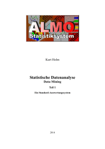 Statistische Datenanalyse I - Almo Statistik