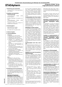 Omeprazol STADA 20 mg magensaftresistente Tabletten