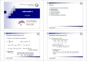 Informatik II