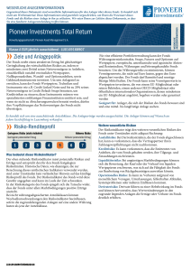 Pioneer Investments Total Return